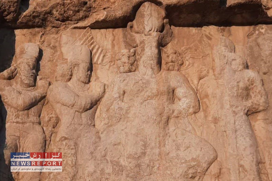 دوستداران میراث فرهنگی نگران نباشند، نقش برجسته سراب بهرام تخریب نشده است