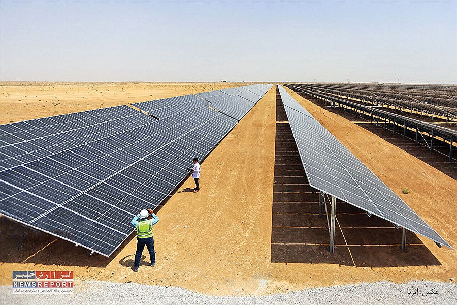 بهره برداری دومین طرح اجرا پنل خورشیدی در شهرستان بافق