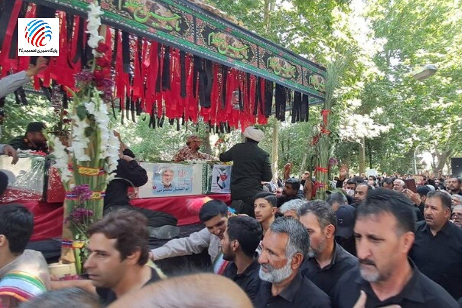 مردم اقلید با تشییع سردار شهید نیکویی پیمان نوین با آرمان‌های امام و رهبری بستند