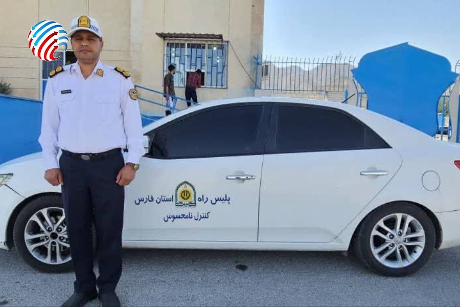 فعال‌سازی گشت نامحسوس پلیس راه در محورهای لامرد و مهر برای کاهش تخلفات حادثه‌ساز